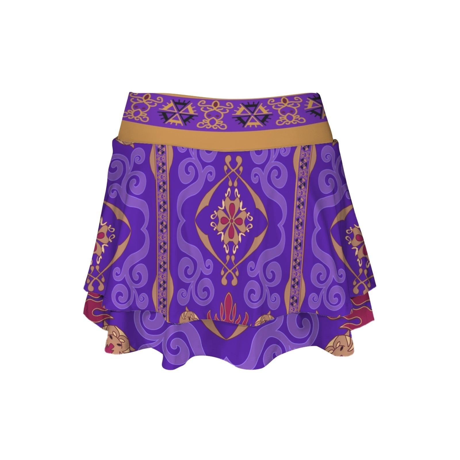 Magic Carpet Inspired Ruffle Sport Skirt