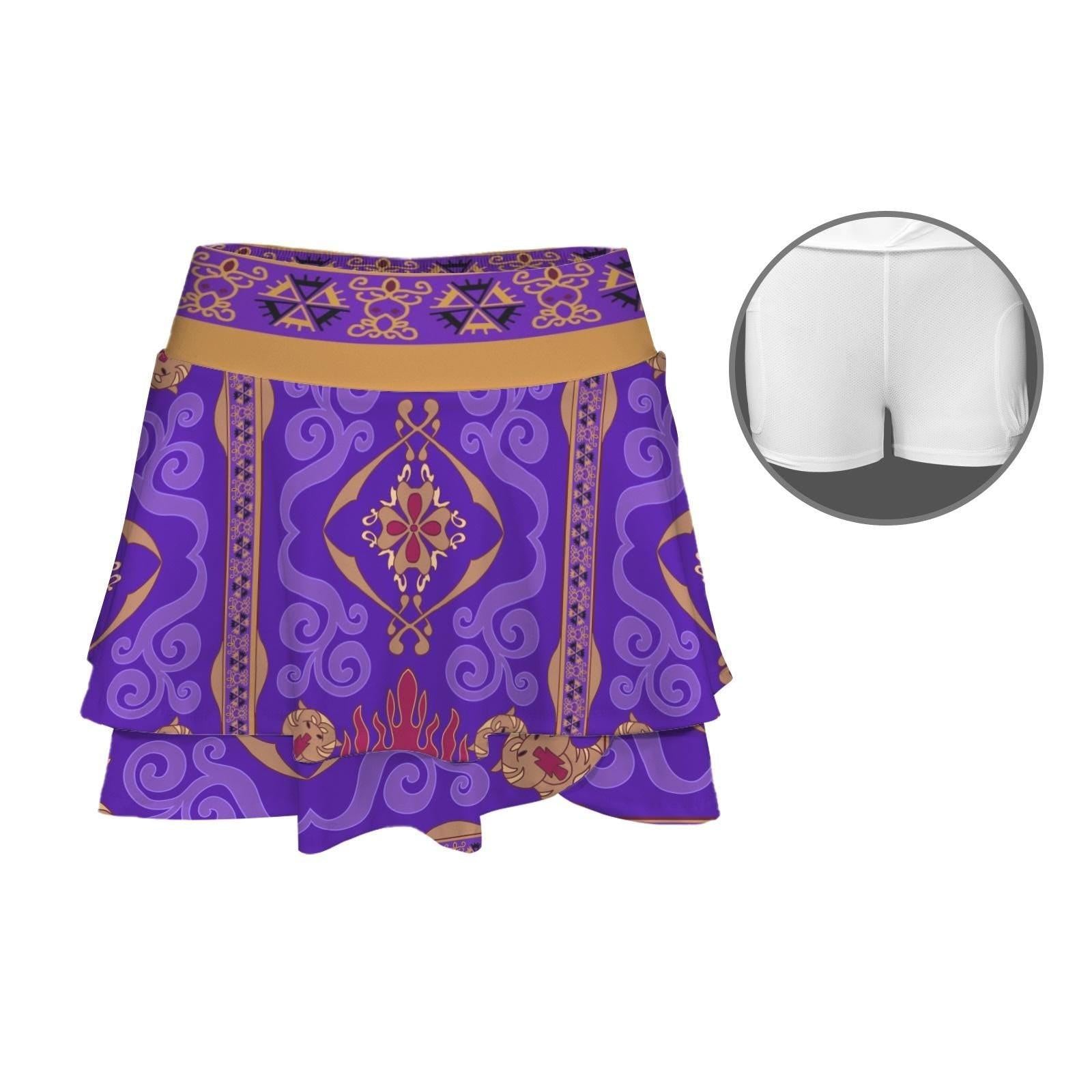 Magic Carpet Inspired Ruffle Sport Skirt