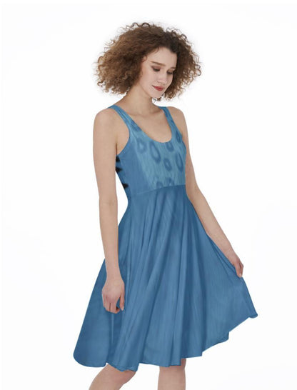 SAMPLE SALE [M] Women's Derpy Tiger Inspired Knee-length Skater Dress