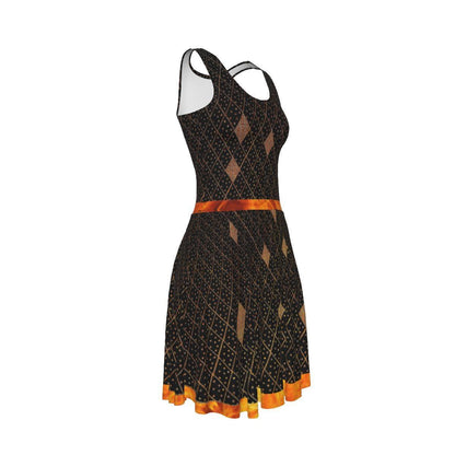 SAMPLE SALE [M] Women's Ember Inspired Skater Dress