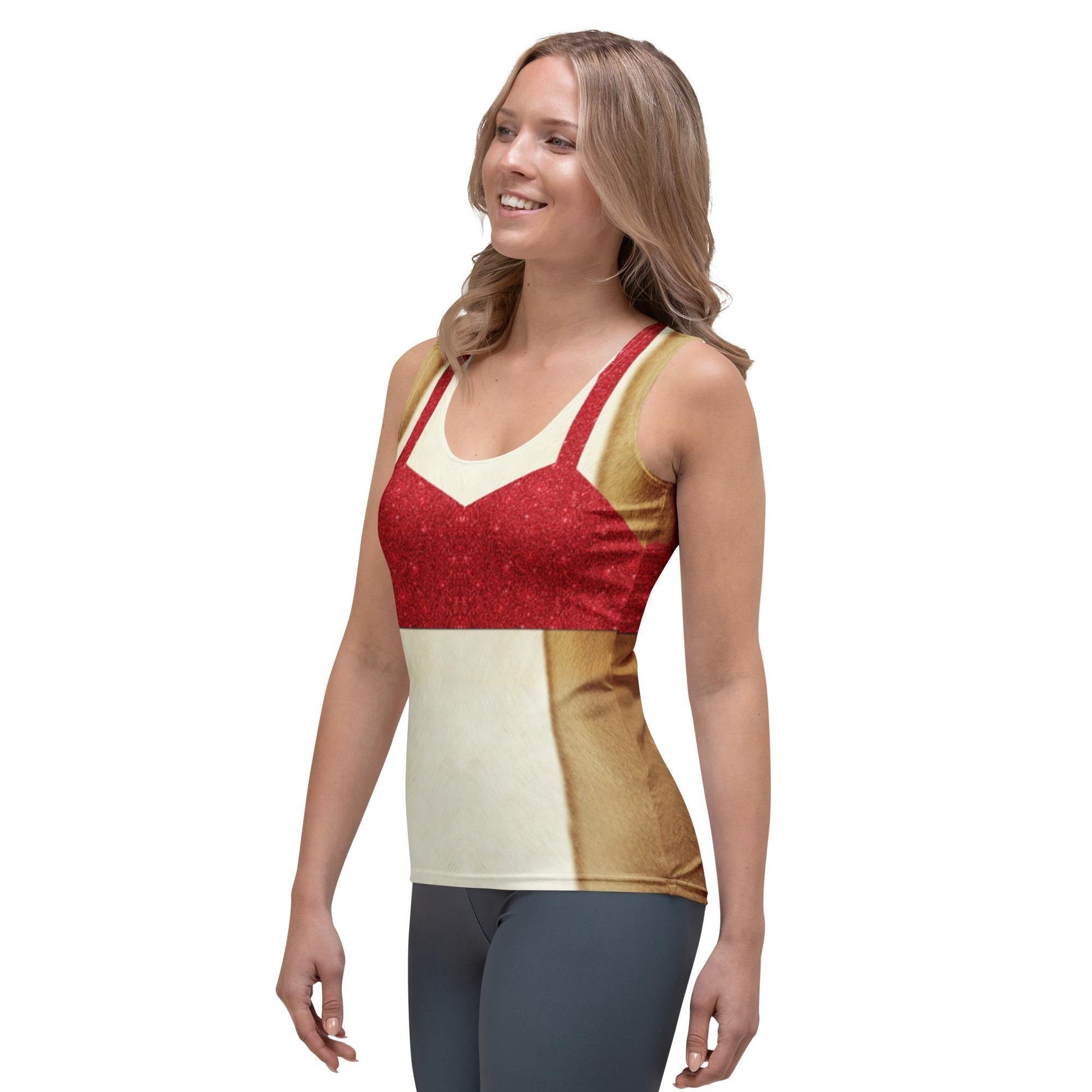 Gazelle Inspired Sublimation Cut & Sew Tank Top