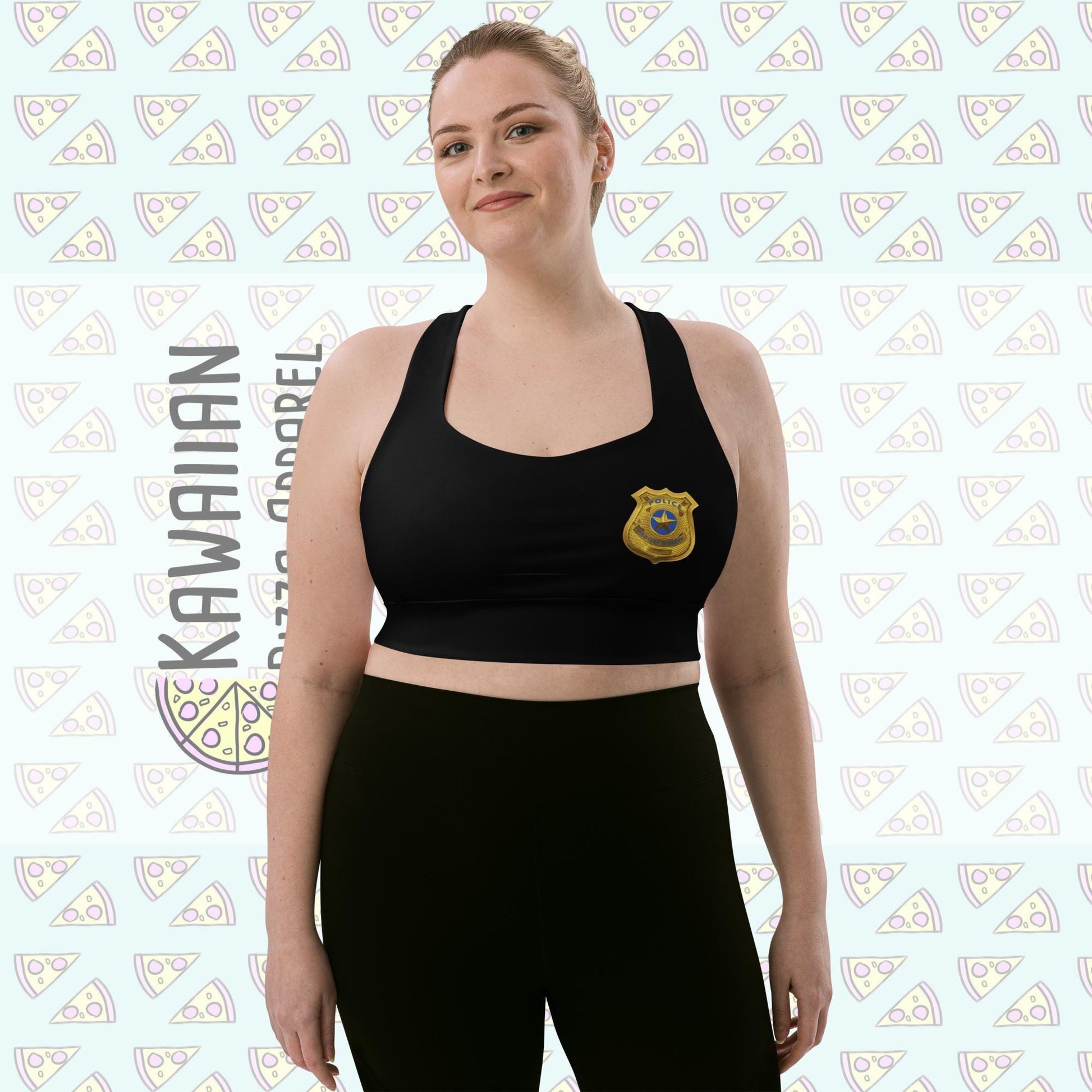 Judy Hopps Inspired Recycled Longline Sports Bra