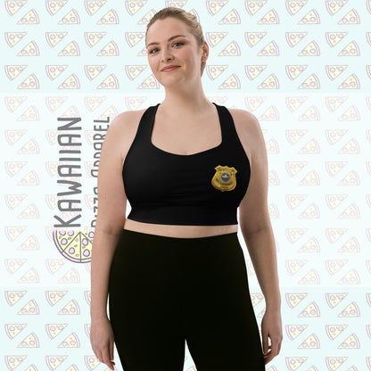 Judy Hopps Inspired Recycled Longline Sports Bra