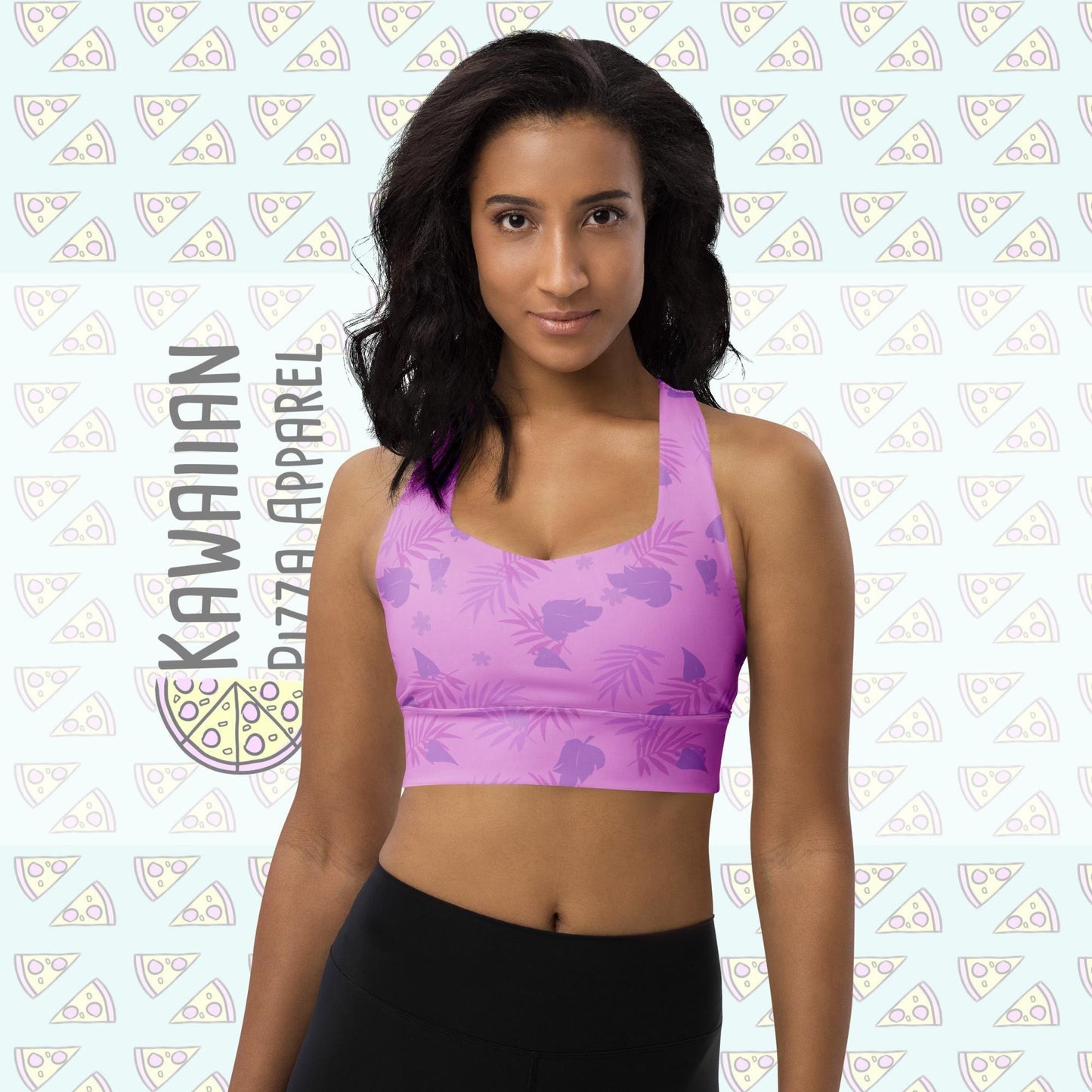 Nick Wilde Inspired Recycled Longline Sports Bra