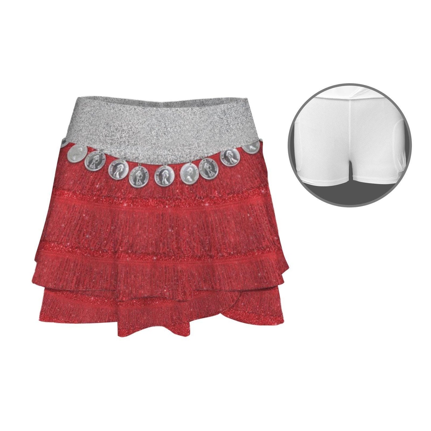 Gazelle Inspired Ruffle Sport Skirt