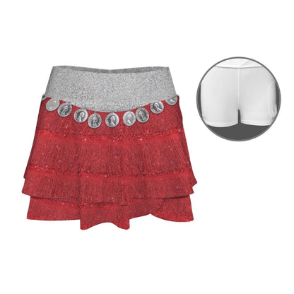 Gazelle Inspired Ruffle Sport Skirt