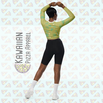 Nick Inspired Recycled long-sleeve crop top