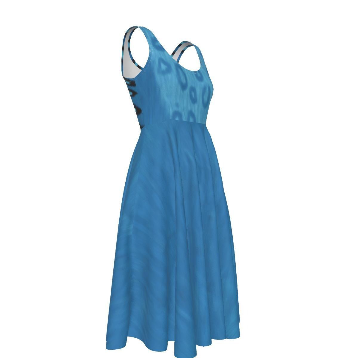 SAMPLE SALE [M] Women's Derpy Tiger Inspired Knee-length Skater Dress