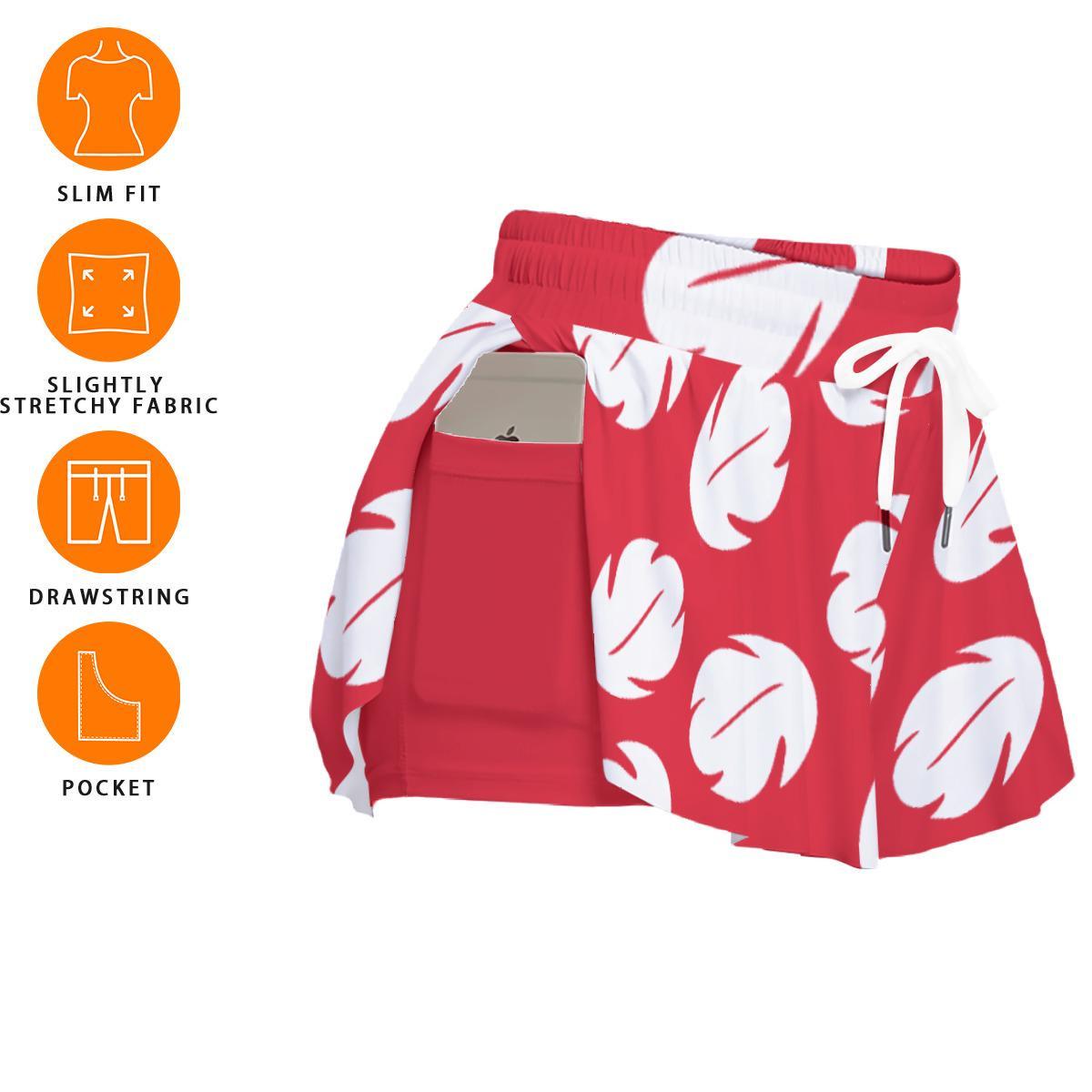 Lilo Inspired Inspired Ruffle Athletic Shorts