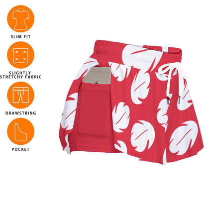 Lilo Inspired Inspired Ruffle Athletic Shorts