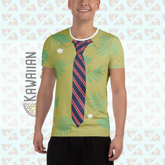 READY-to-SHIP [M] Men's Nick Wilde Inspired ATHLETIC Short Sleeve Shirt