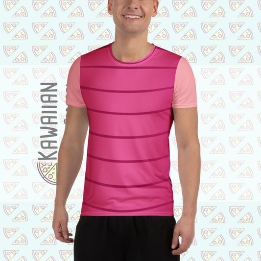 Men's Piglet Inspired ATHLETIC Short Sleeve Shirt