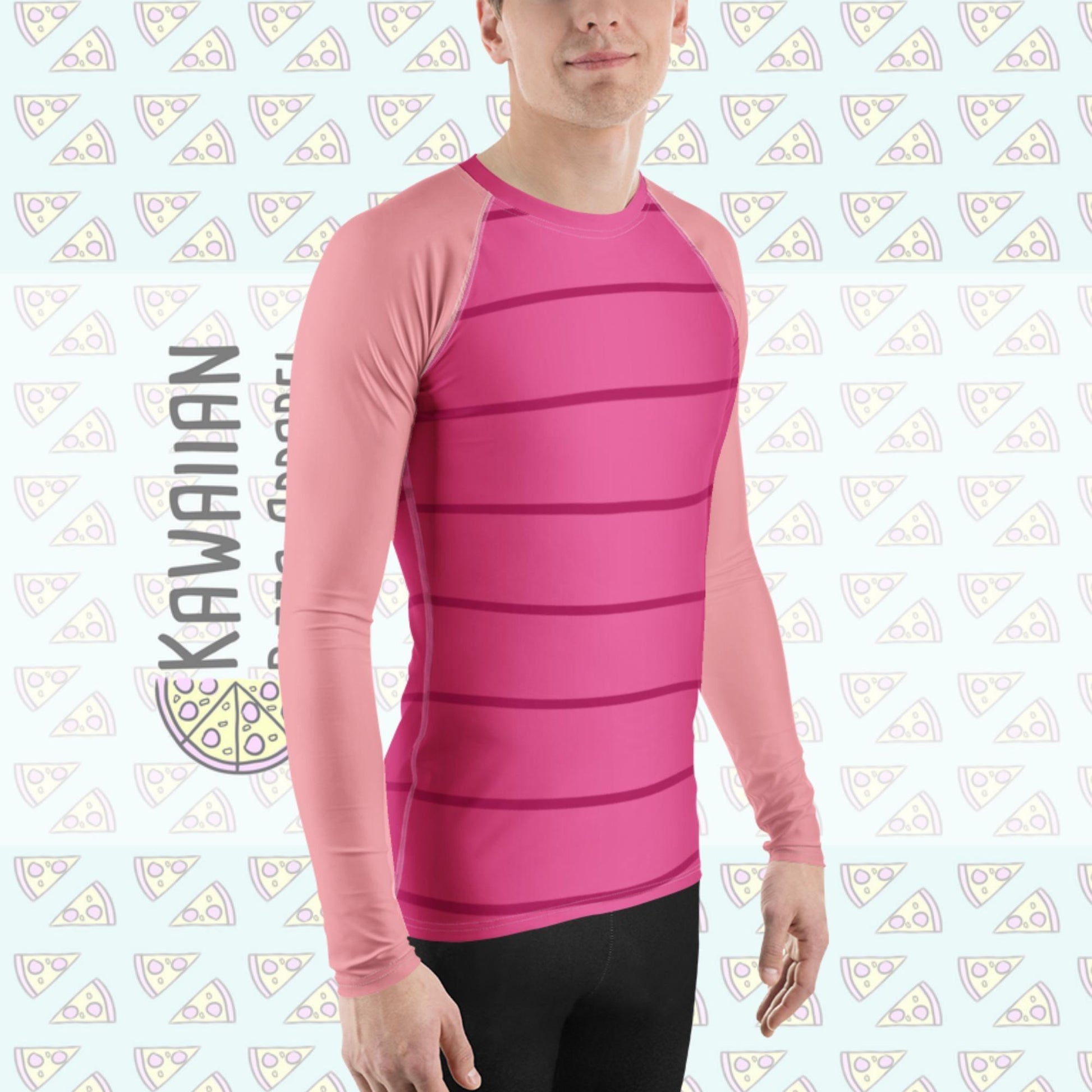 Men's Piglet Inspired ATHLETIC Long Sleeve