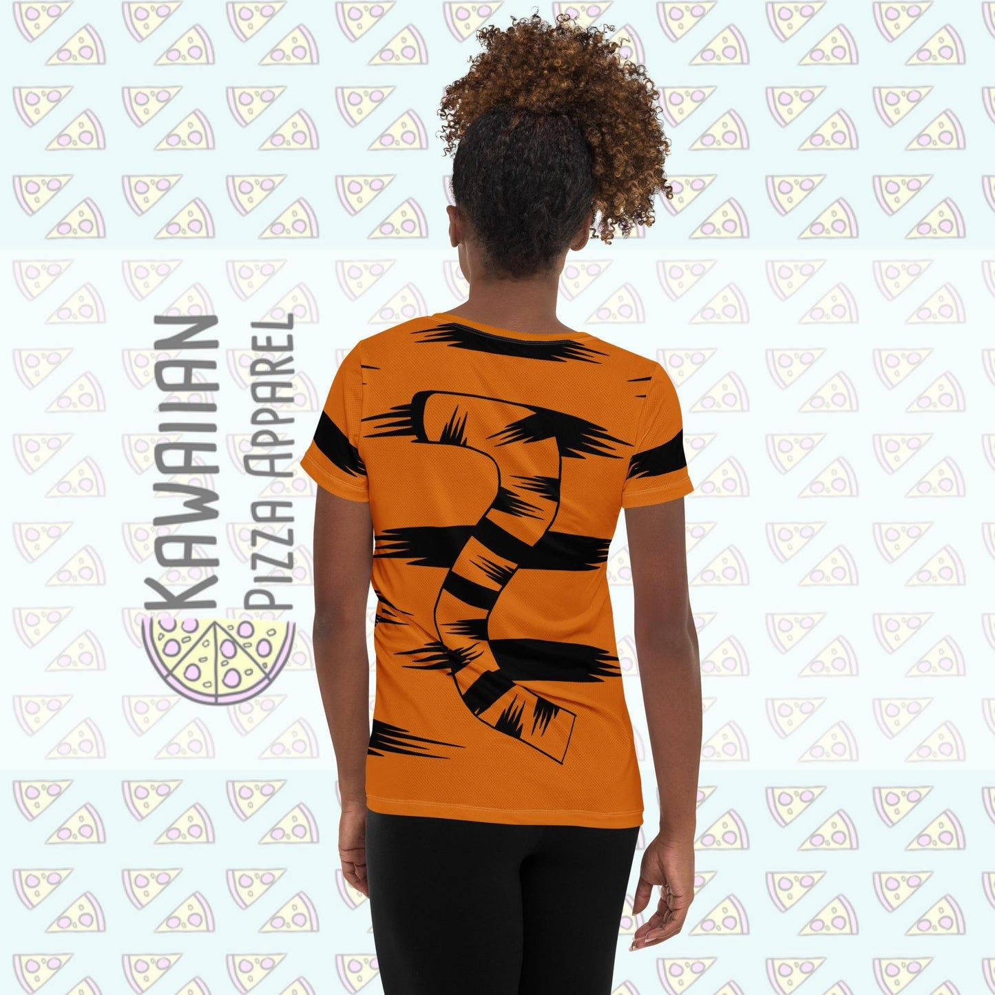 Women's Tigger Inspired ATHLETIC Short Sleeve Shirt