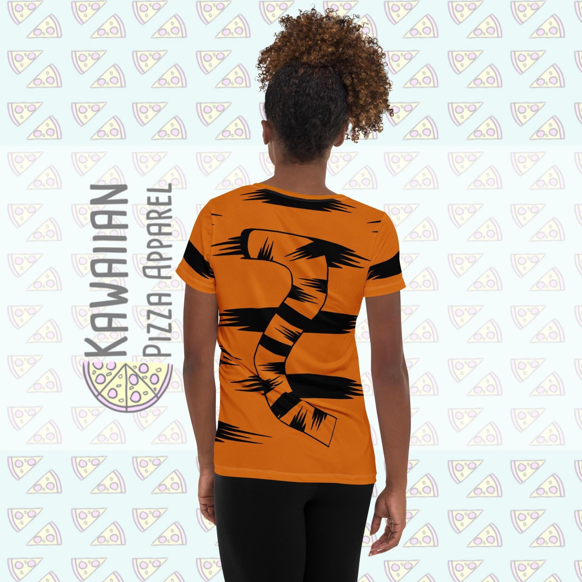 Women's Tigger Inspired ATHLETIC Short Sleeve Shirt