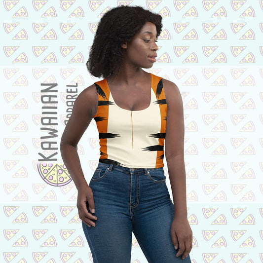 Tigger Inspired Crop Tank