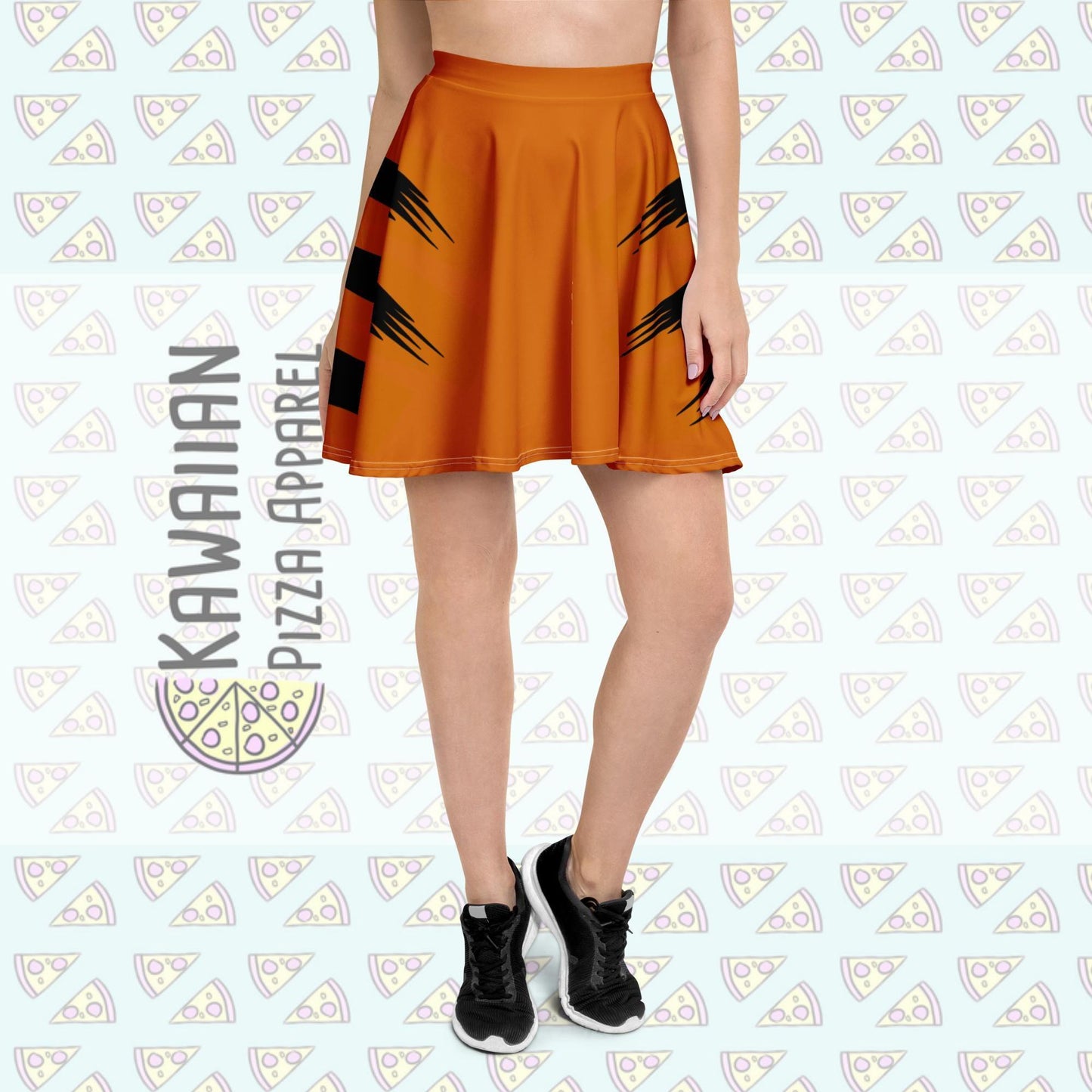 Women's Tigger Inspired Skater Skirt
