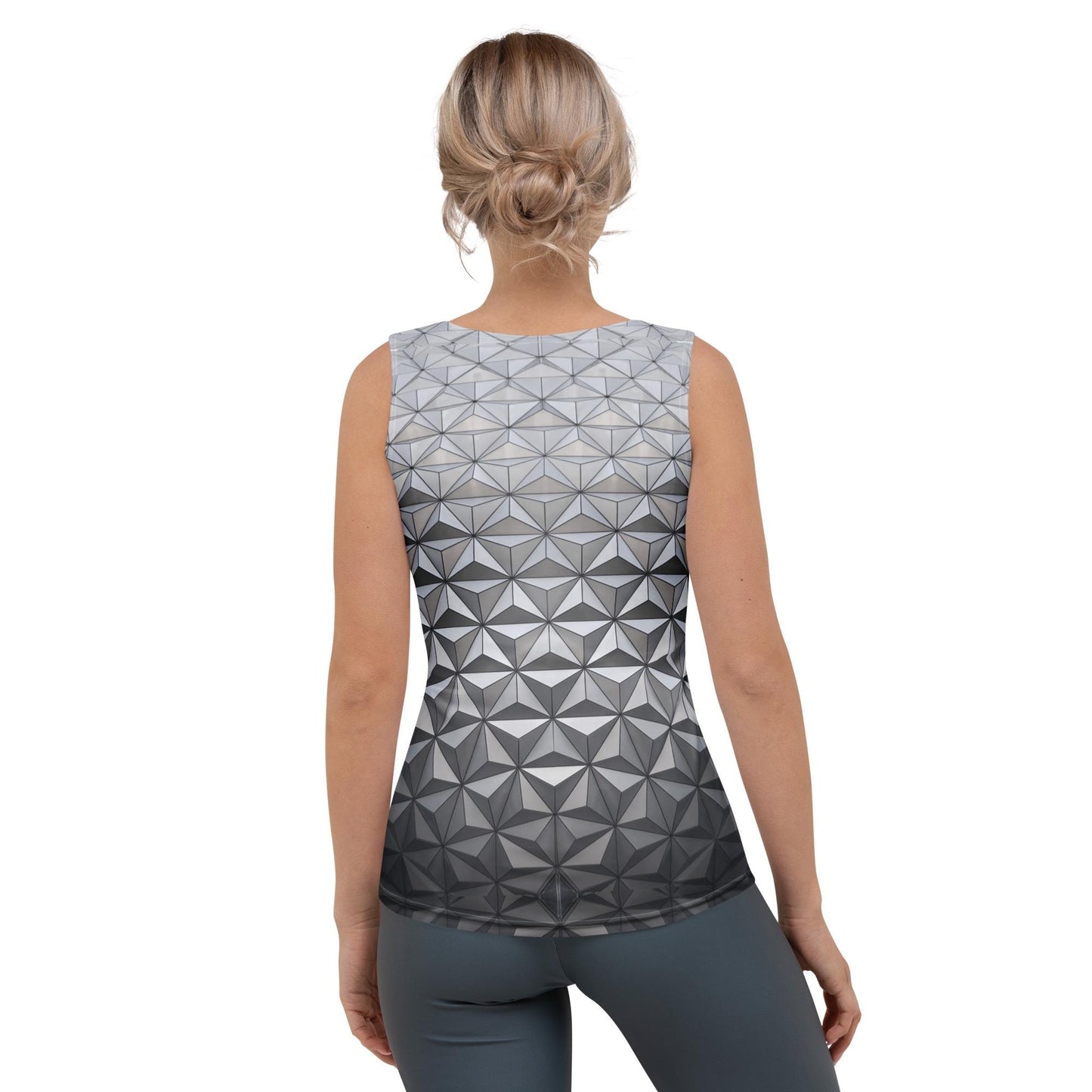 Epcot Spaceship Earth Inspired Tank Top – Sublimation Print Racerback