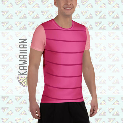 Men's Piglet Inspired ATHLETIC Short Sleeve Shirt