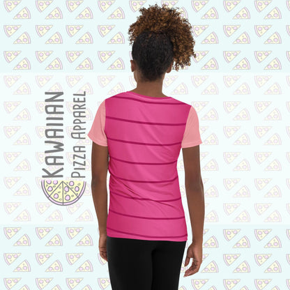 Women's Piglet Inspired ATHLETIC Short Sleeve Shirt