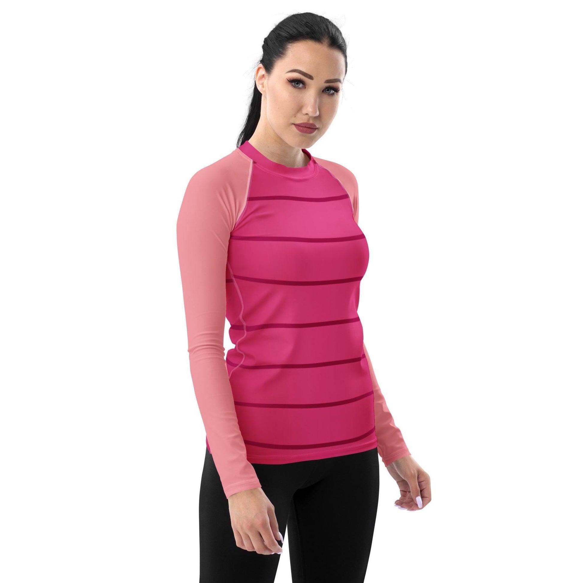 Women's Piglet Inspired Long Sleeve ATHLETIC Shirt