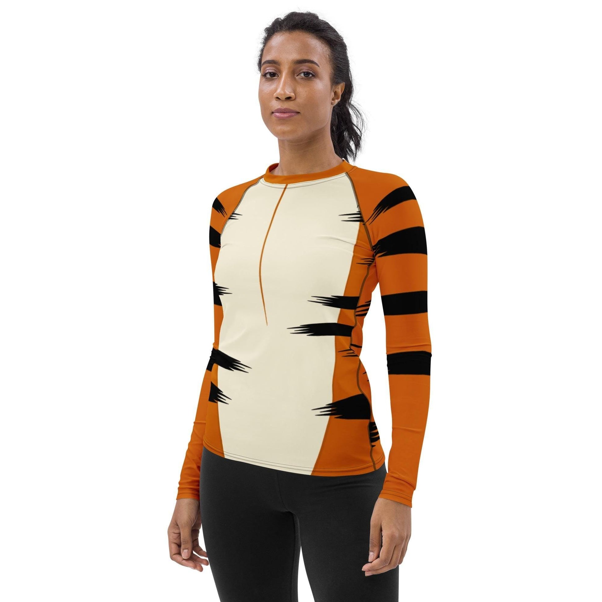 Women's Tigger Inspired Long Sleeve ATHLETIC Shirt