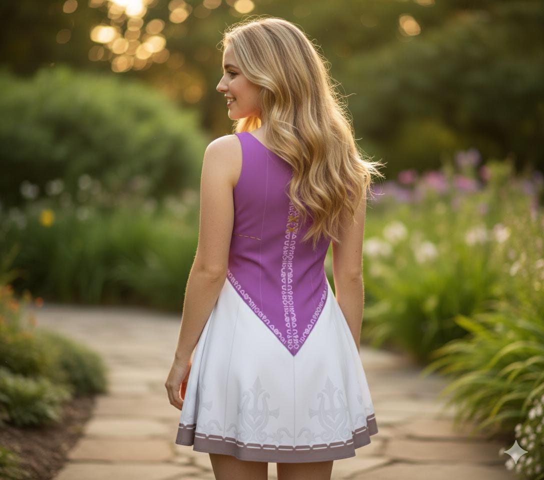 Women's Twilight Princess Inspired Sleeveless Flare Dress