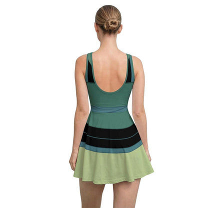 Ping Mulan Inspired Short Sleeve Athletic Dress with shorts