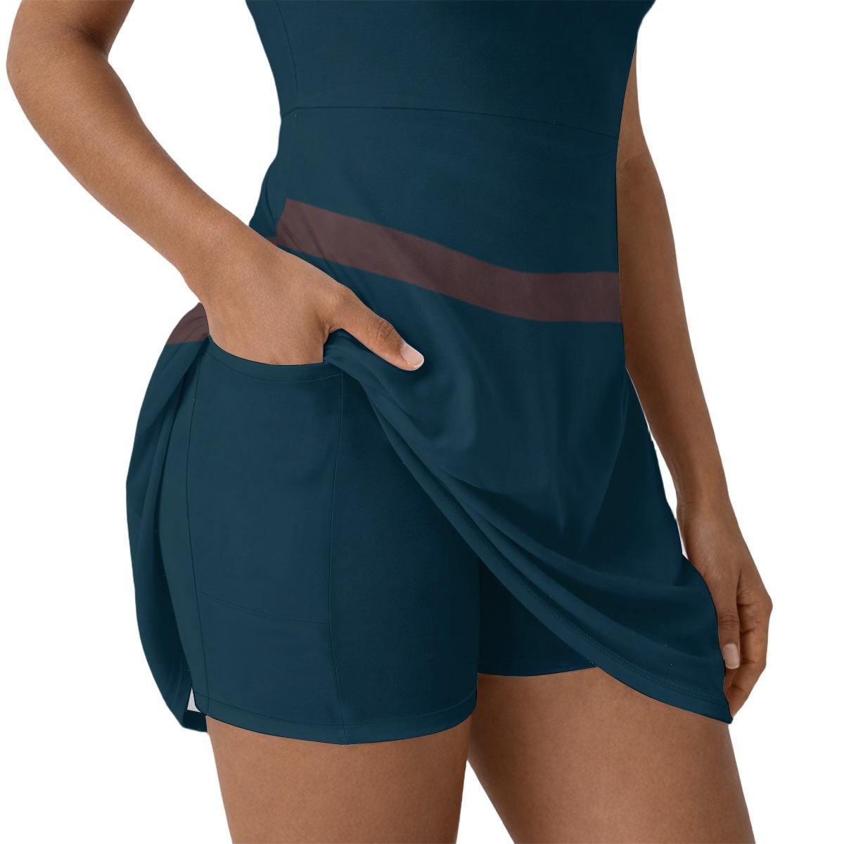 Merida Inspired Short Sleeve Athletic Dress with shorts