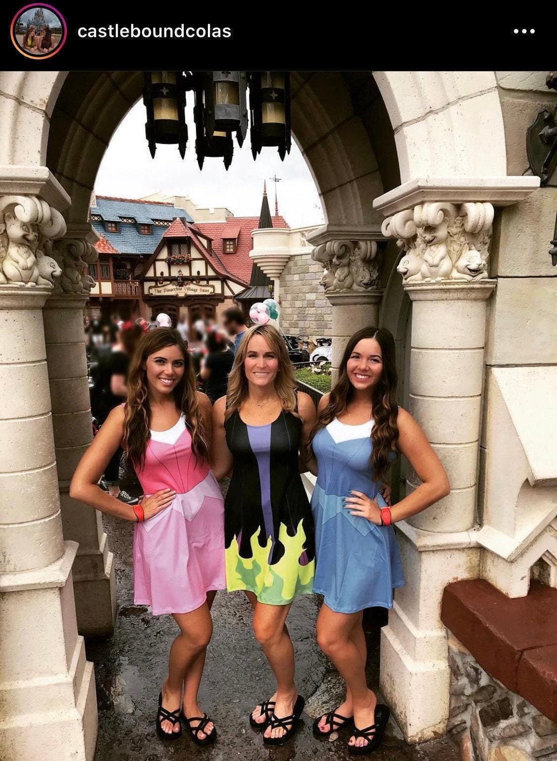 RTS [M] Women's Maleficent Sleeping Beauty Inspired Sleeveless Flare Dress