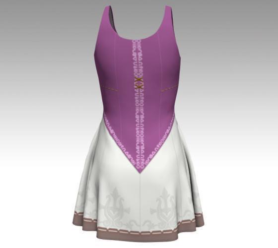 Women's Twilight Princess Inspired Sleeveless Flare Dress