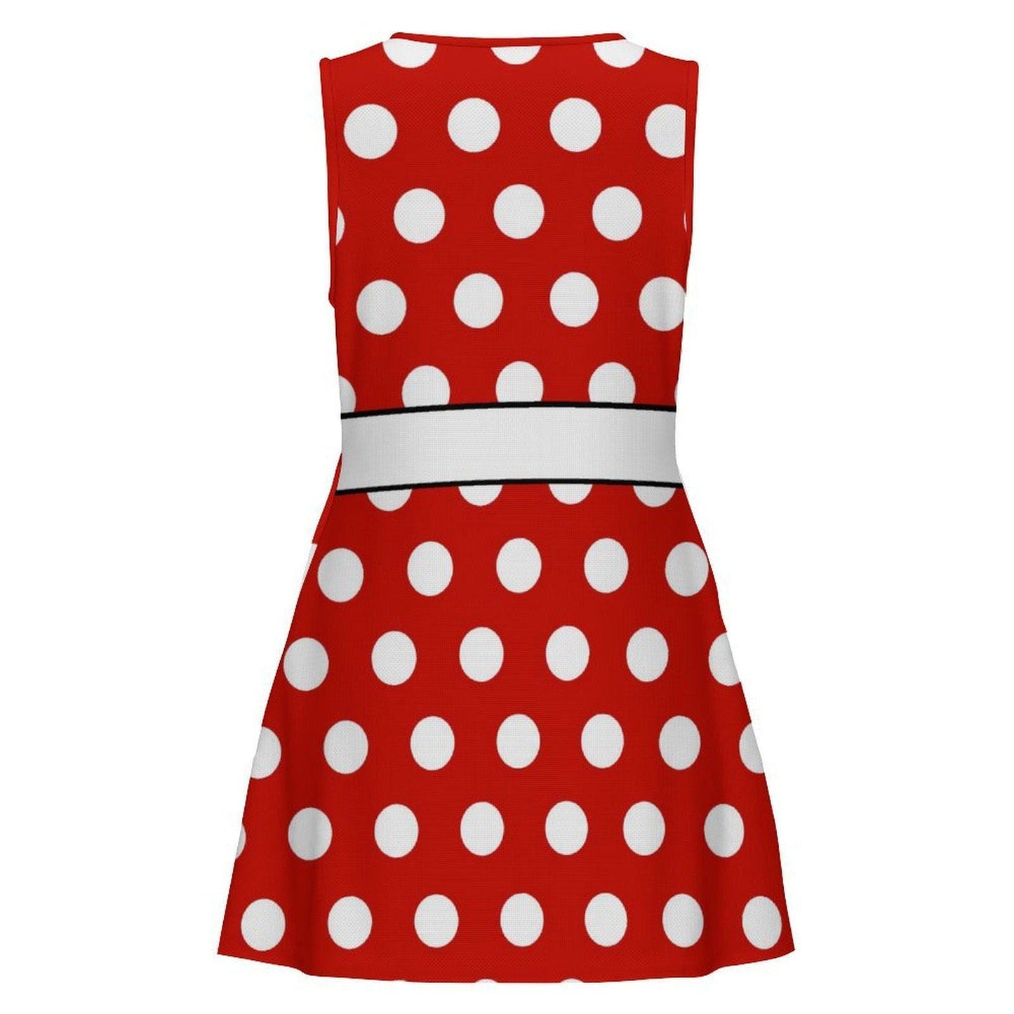RTS [M] Women's Minnie Inspired Sleeveless Dress with Pockets
