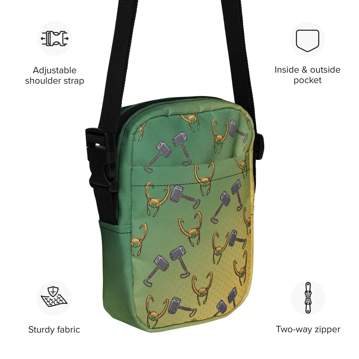 RTS Thor and Loki Utility crossbody bag