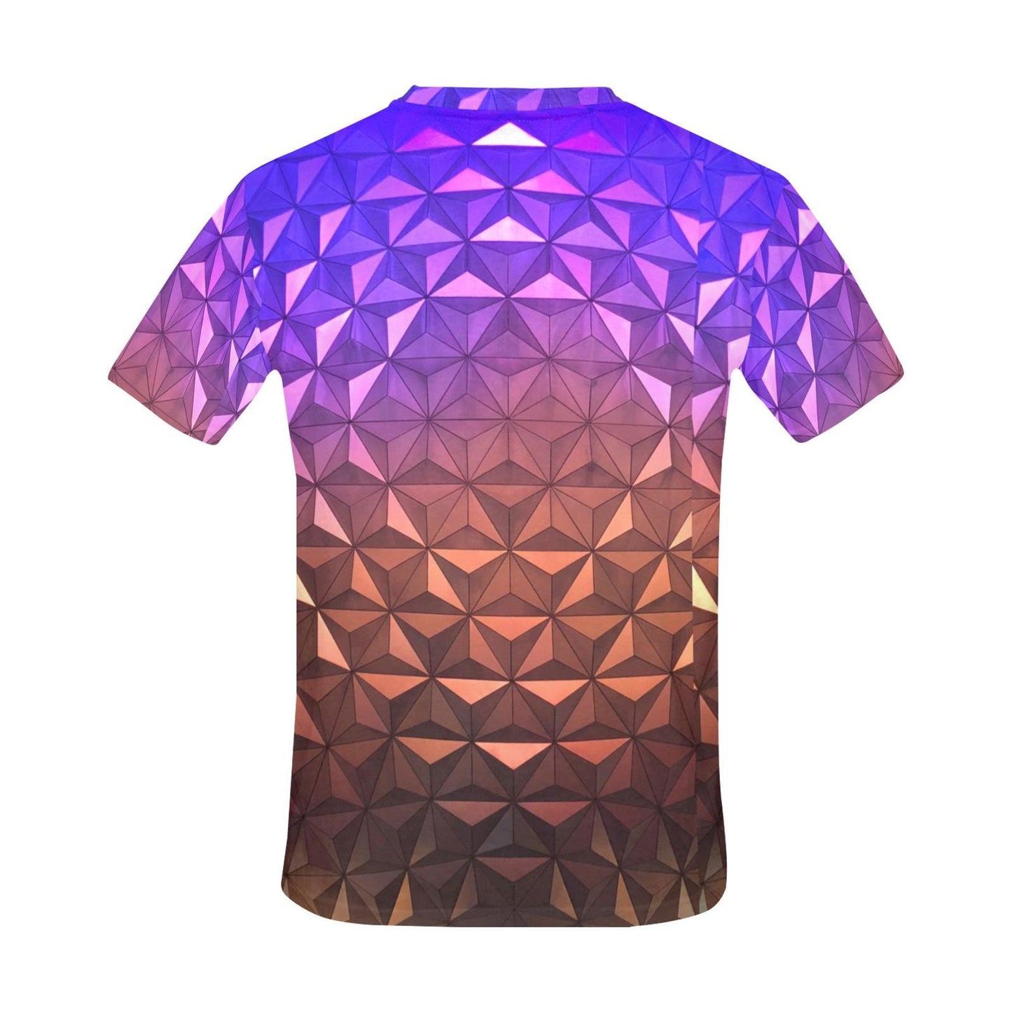 RTS [M] Men's Epcot Nighttime Spaceship Earth Inspired Short Sleeve Shirt