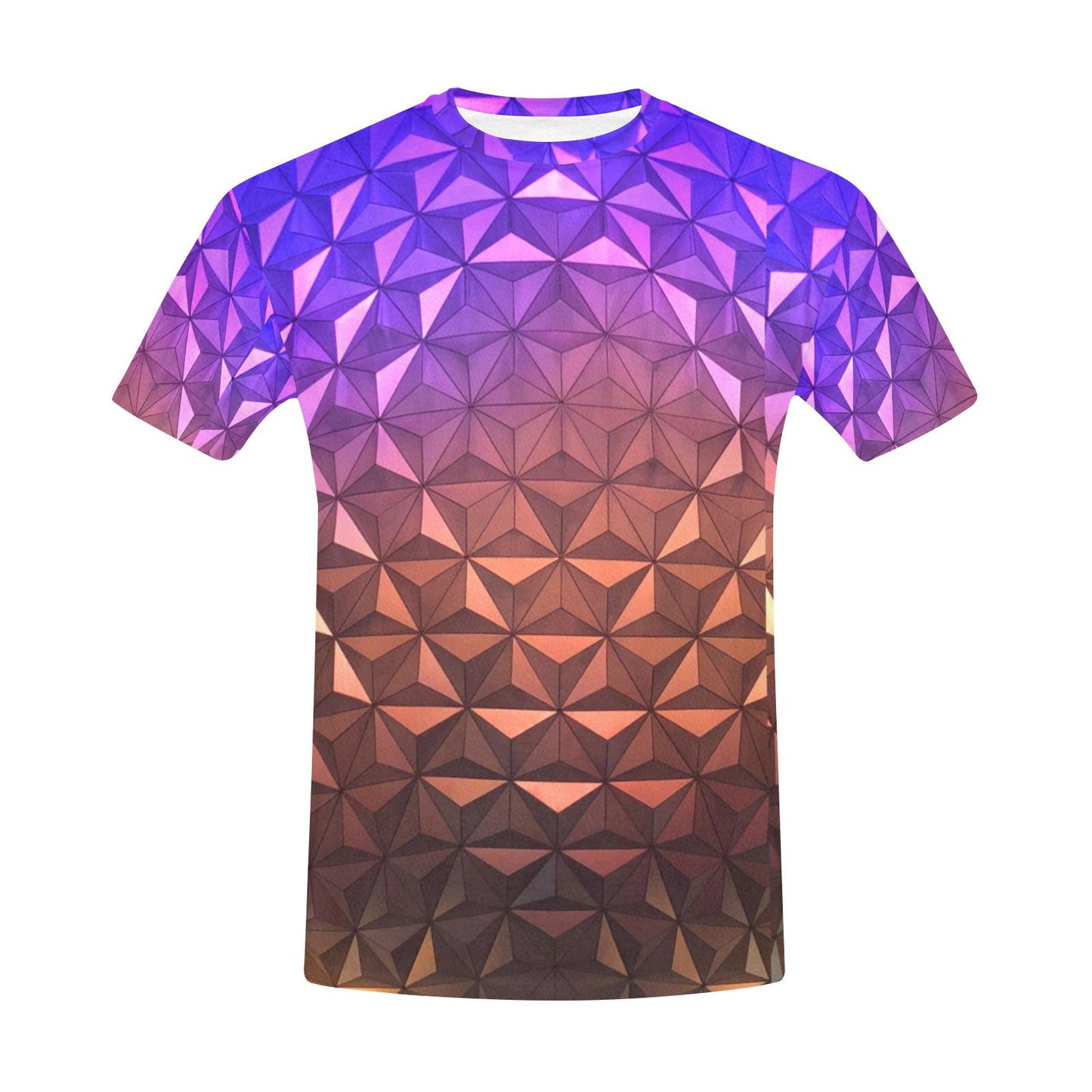 RTS [M] Men's Epcot Nighttime Spaceship Earth Inspired Short Sleeve Shirt