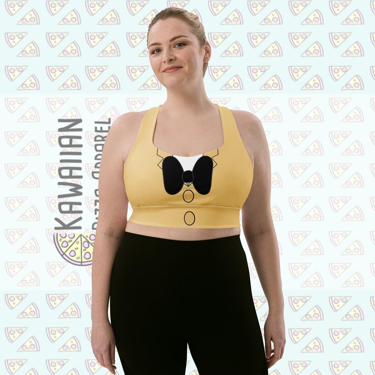 Women's Jose Three Caballeros Inspired Recycled Longline Sports Bra