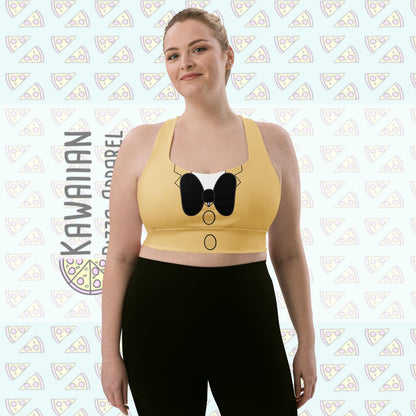 Women's Jose Three Caballeros Inspired Recycled Longline Sports Bra