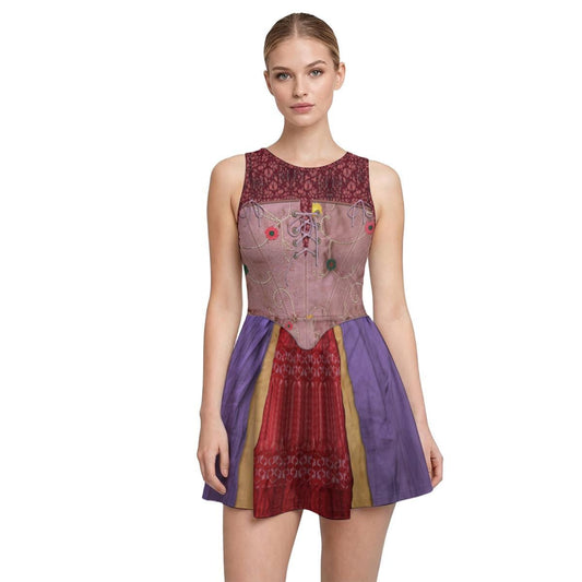 Sarah Sanderson Inspired Sleeveless Athletic Dress with attached shorts
