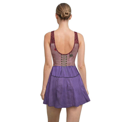 Sarah Sanderson Inspired Sleeveless Athletic Dress with attached shorts