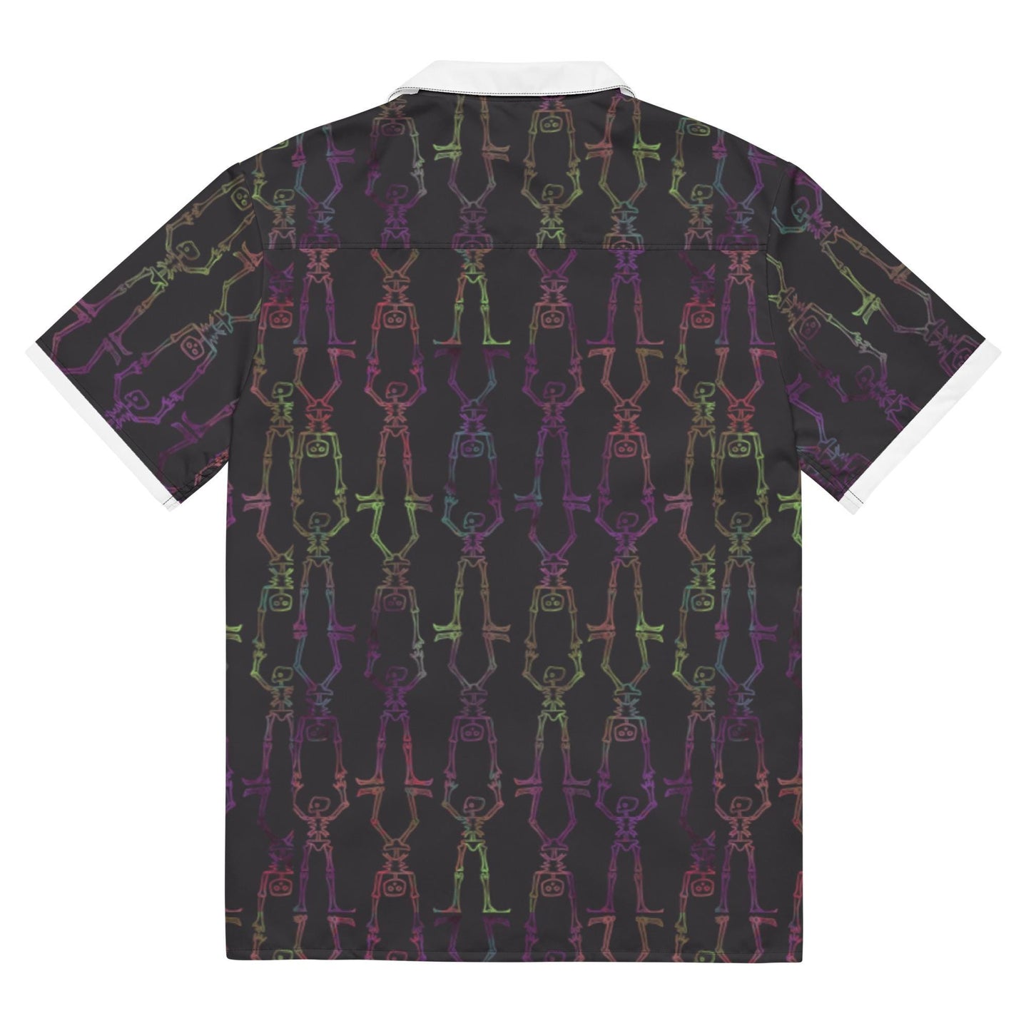 Unisex MNSSHP Halloween Skeleton button down shirt