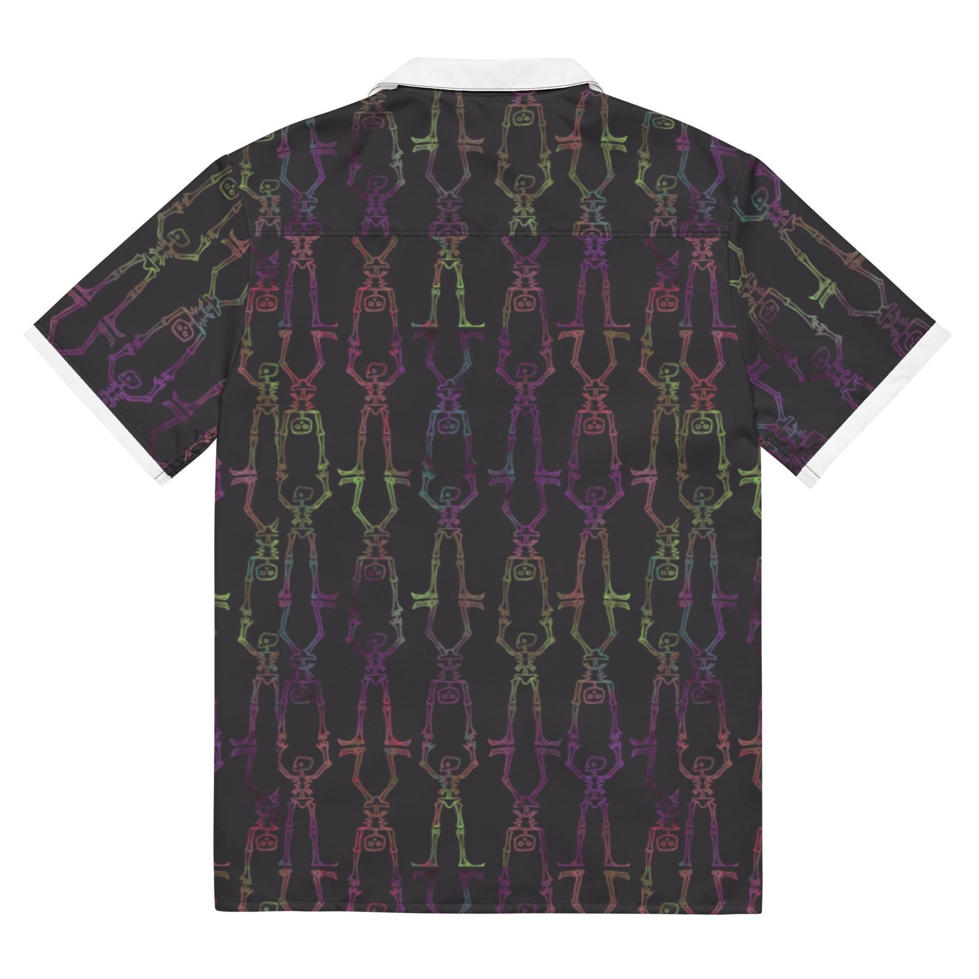 Unisex MNSSHP Halloween Skeleton button down shirt