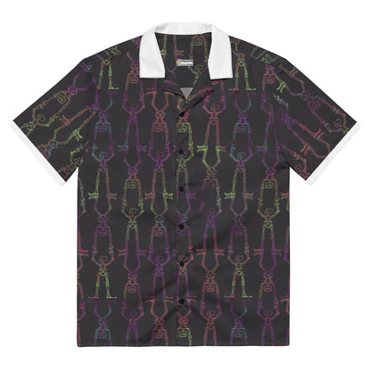 Unisex MNSSHP Halloween Skeleton button down shirt