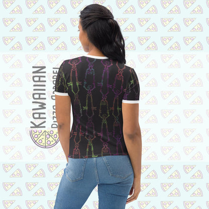 Women's Skeleton Mickey's Not So Scary Halloween Cast Member Inspired Short Sleeve Shirt