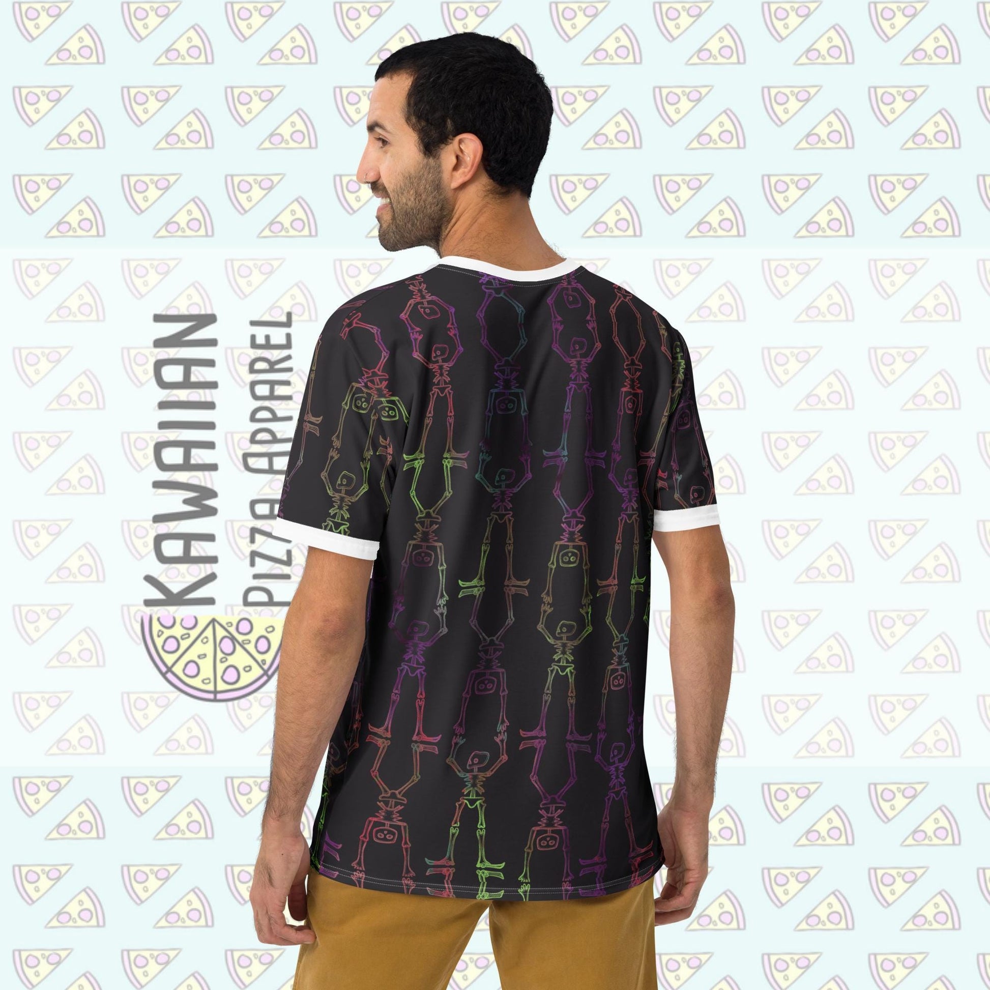 Men's Skeleton Mickey's Not So Scary Halloween Cast Member Inspired Short Sleeve Shirt