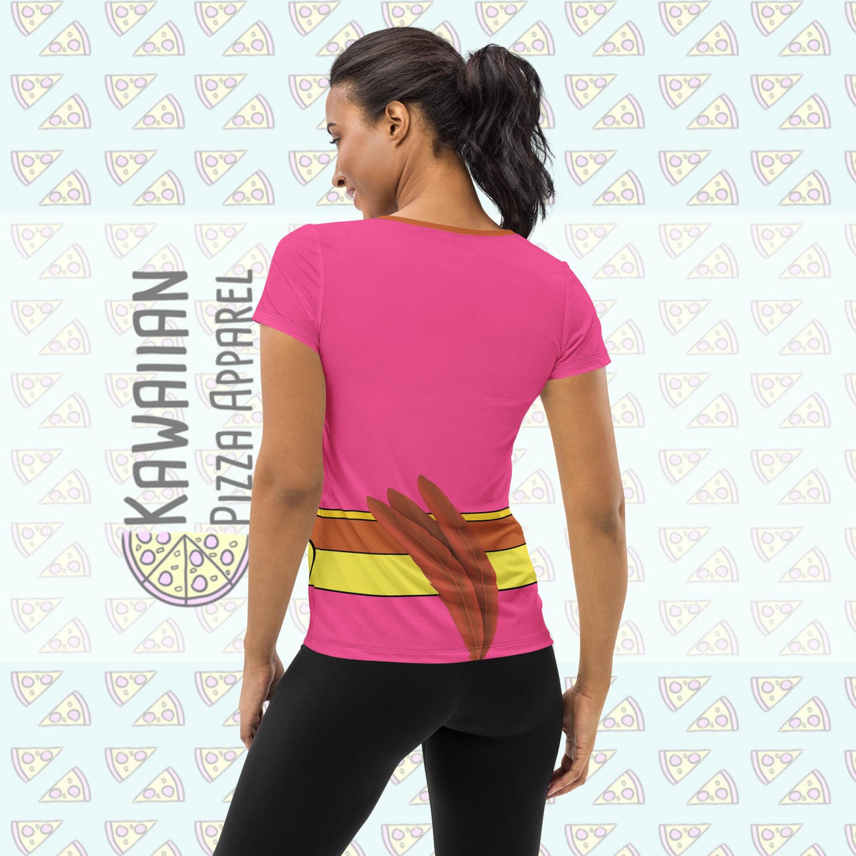 Women's Panchito Three Caballeros Inspired All-Over Print Women's Athletic T-shirt