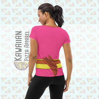 Women's Panchito Three Caballeros Inspired All-Over Print Women's Athletic T-shirt