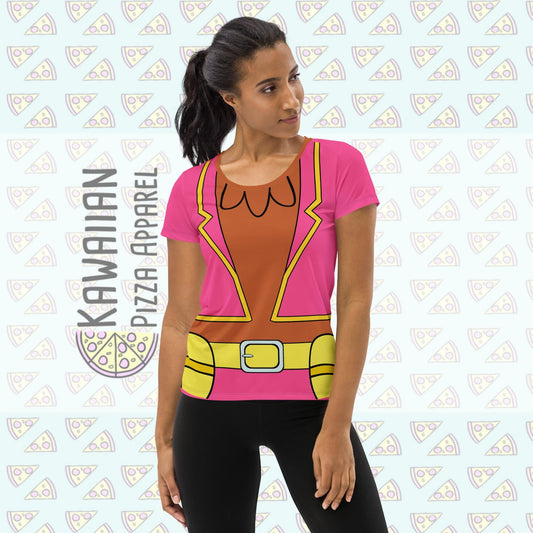 Women's Panchito Three Caballeros Inspired All-Over Print Women's Athletic T-shirt