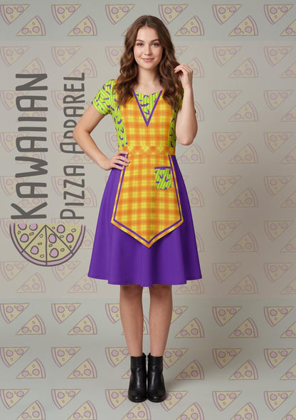 Mickey's Not So Scary Halloween Party Castmember Inspired Short Sleeve Skater Dress