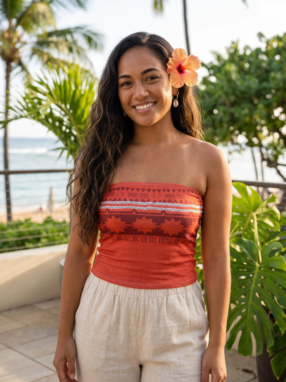 RTS [XL] Moana Inspired Bandeau Tube Top
