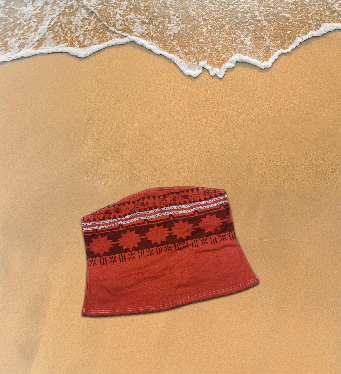 RTS [XL] Moana Inspired Bandeau Tube Top